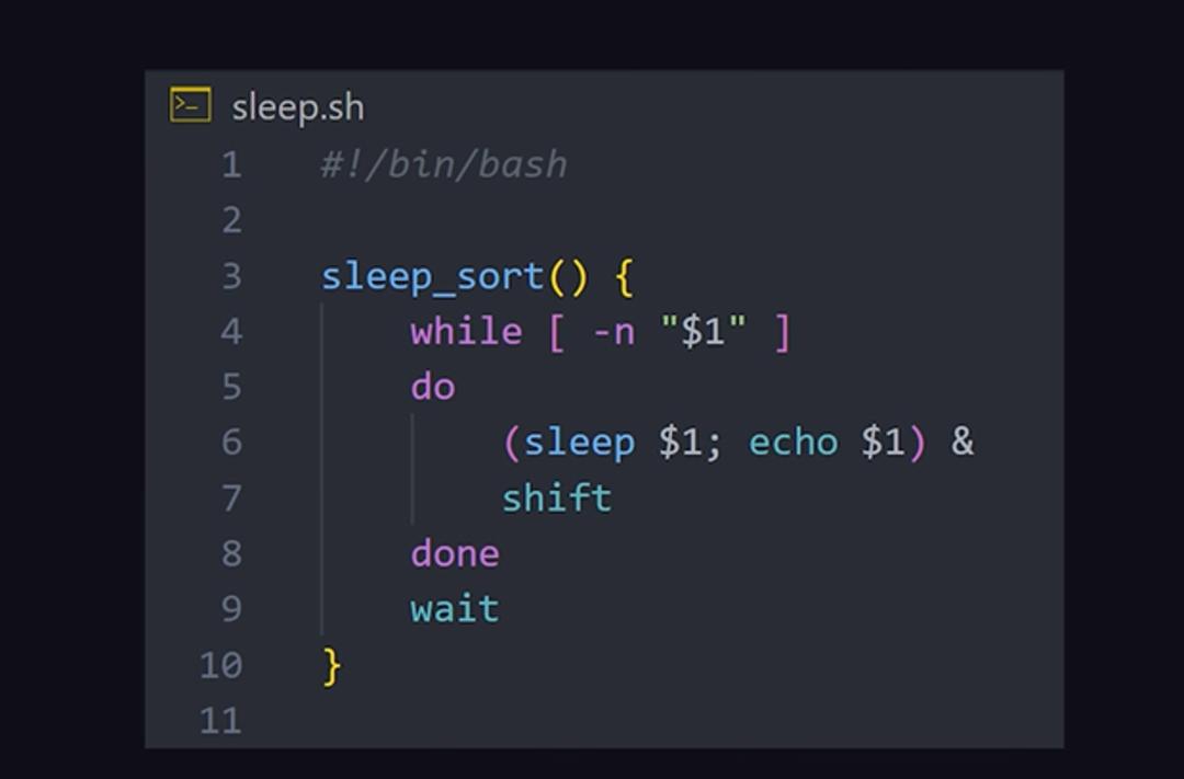 الگوریتم Sleep Sort