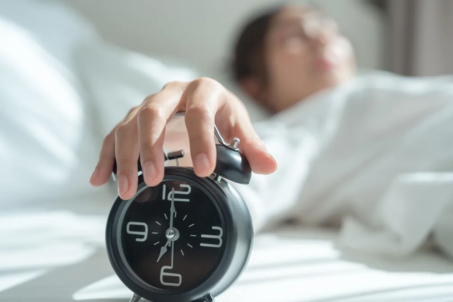 شخص در حالت خوابیده