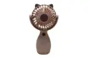 رنگ قهوه ای پنکه کوچک دستی مدل گربه‌‎ای Small fan Cat