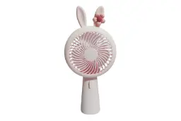 پنکه کوچک دستی مدل خرگوش گل‌دار Small fan Flower Rabbit
