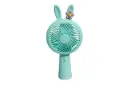 رنگ سبز پنکه کوچک دستی مدل خرگوش گل‌دار Small fan Flower Rabbit