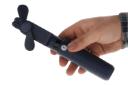 ابعاد پنکه کوچک دستی Small fan S17 در دست