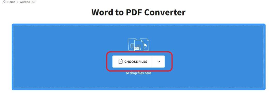 تبدیل ورد به پی دی اف در سایت SmallPDF
