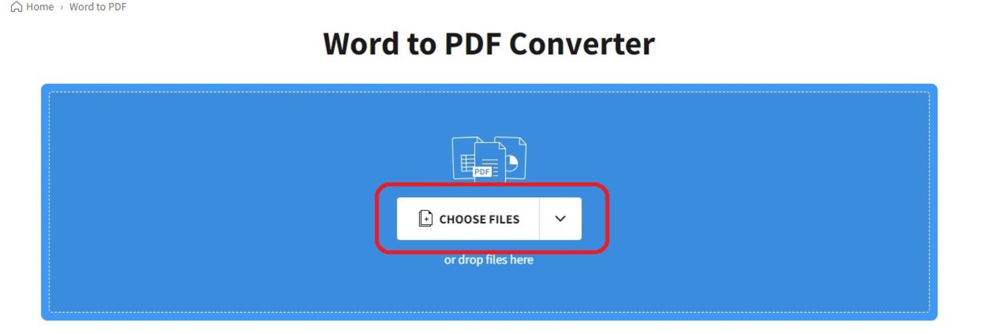 تبدیل ورد به پی دی اف در سایت SmallPDF