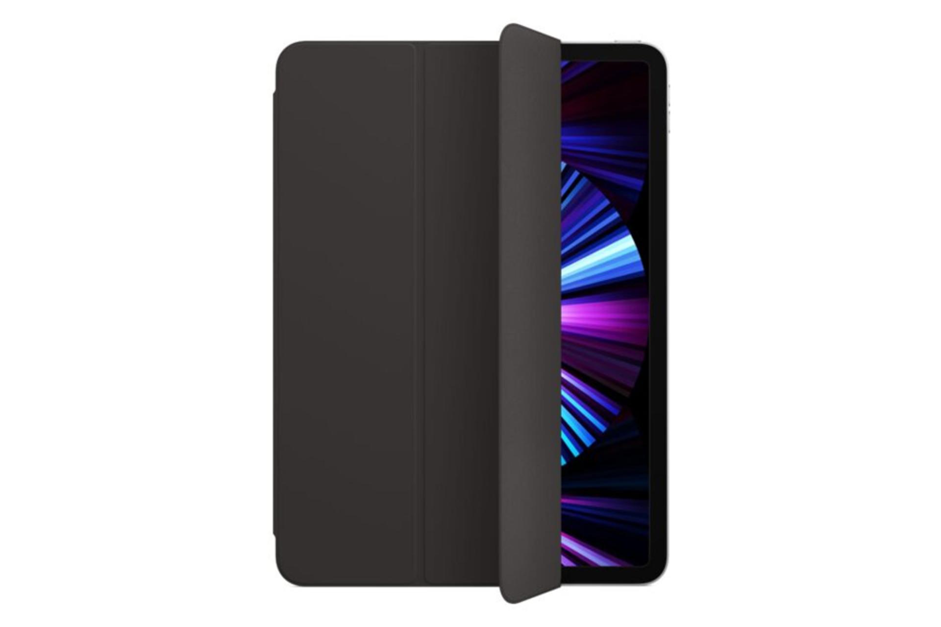 رنگ مشکی قاب تبلت کیف کلاسوری مدل Smart Folio مناسب اپل iPad Pro 11 2022 / 2021