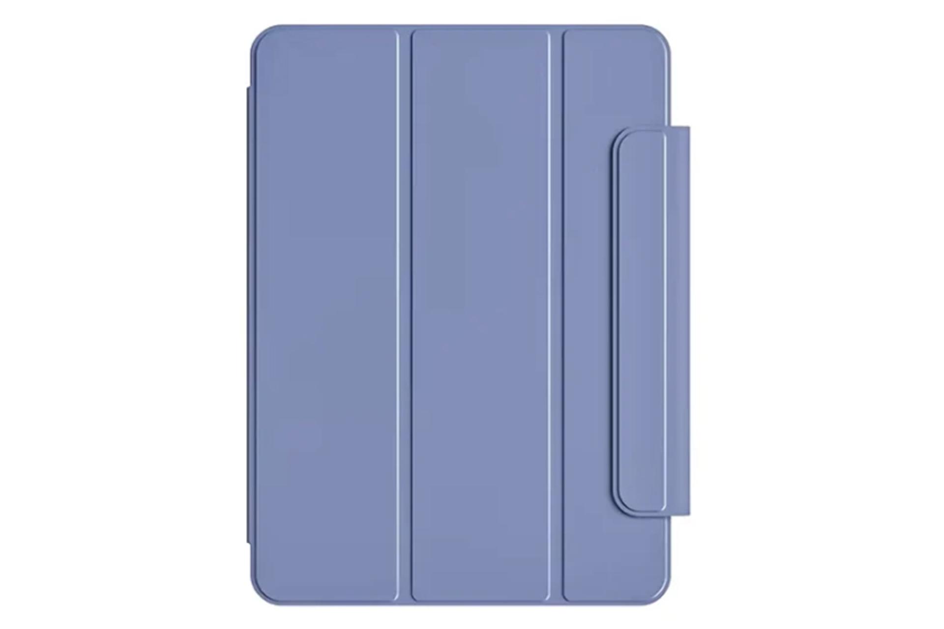رنگ بنفش قاب تبلت کیف کلاسوری مدل Smart Folio Case مناسب اپل iPad Pro 11 2024