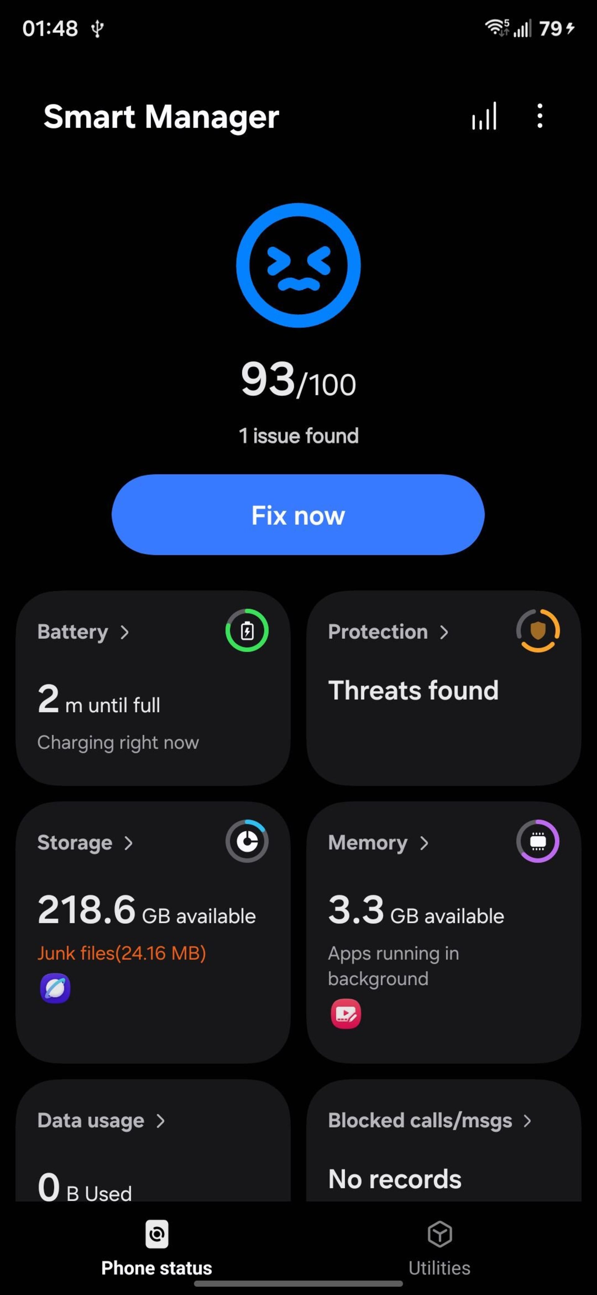 قابلیت Smart Manager در One UI