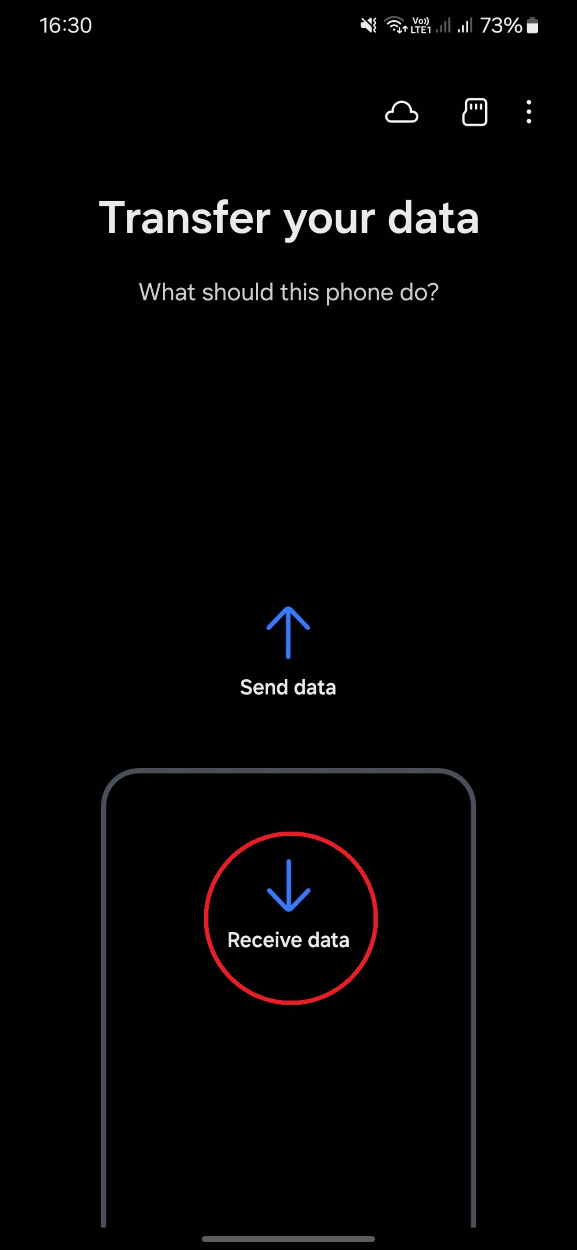 محیط برنامه smart switch