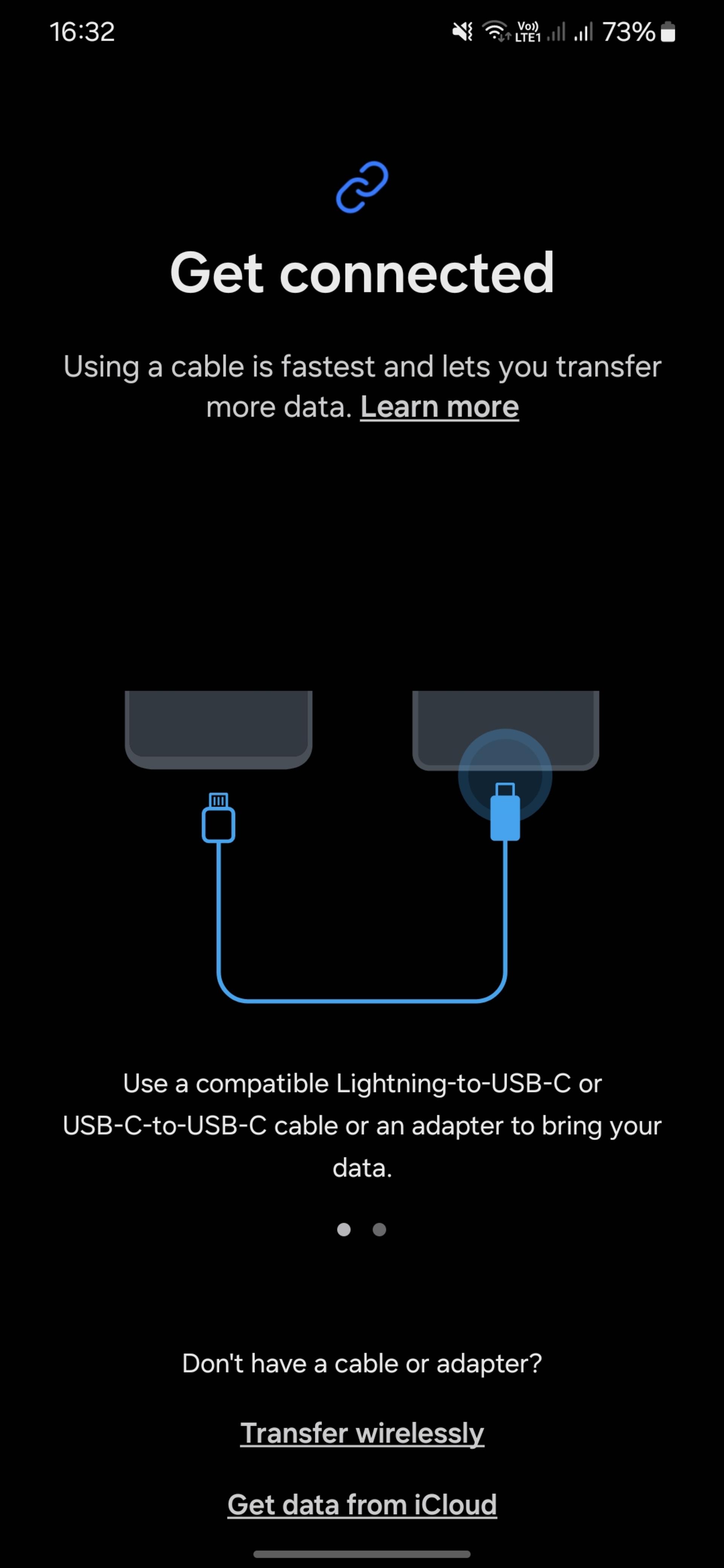 محیط برنامه smart switch