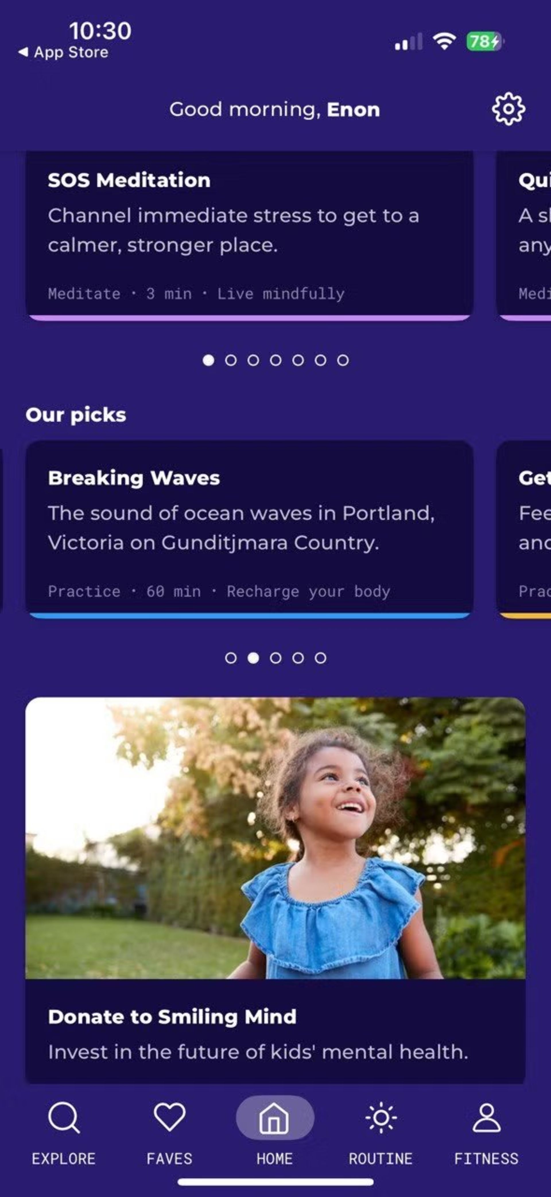 اپلیکیشن Smiling Mind