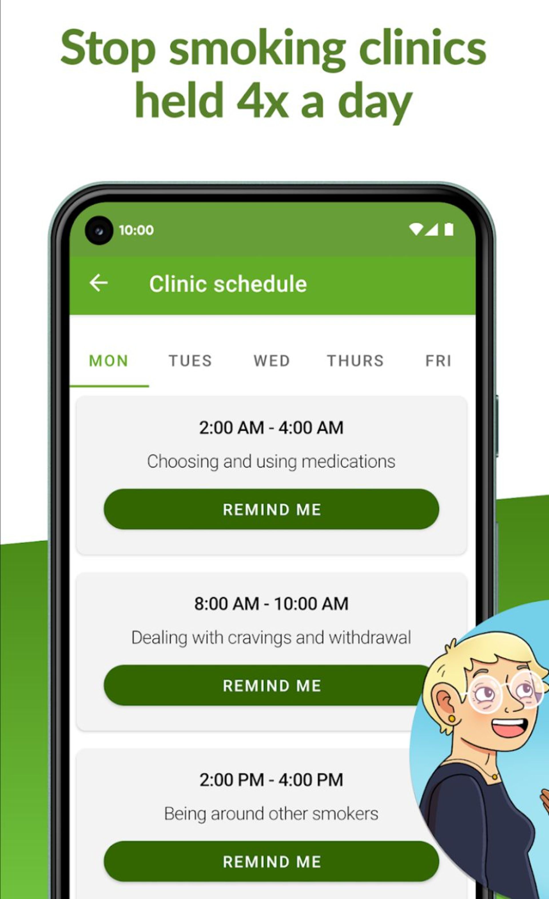 اپلیکیشن ترک سیگار SmokeFree