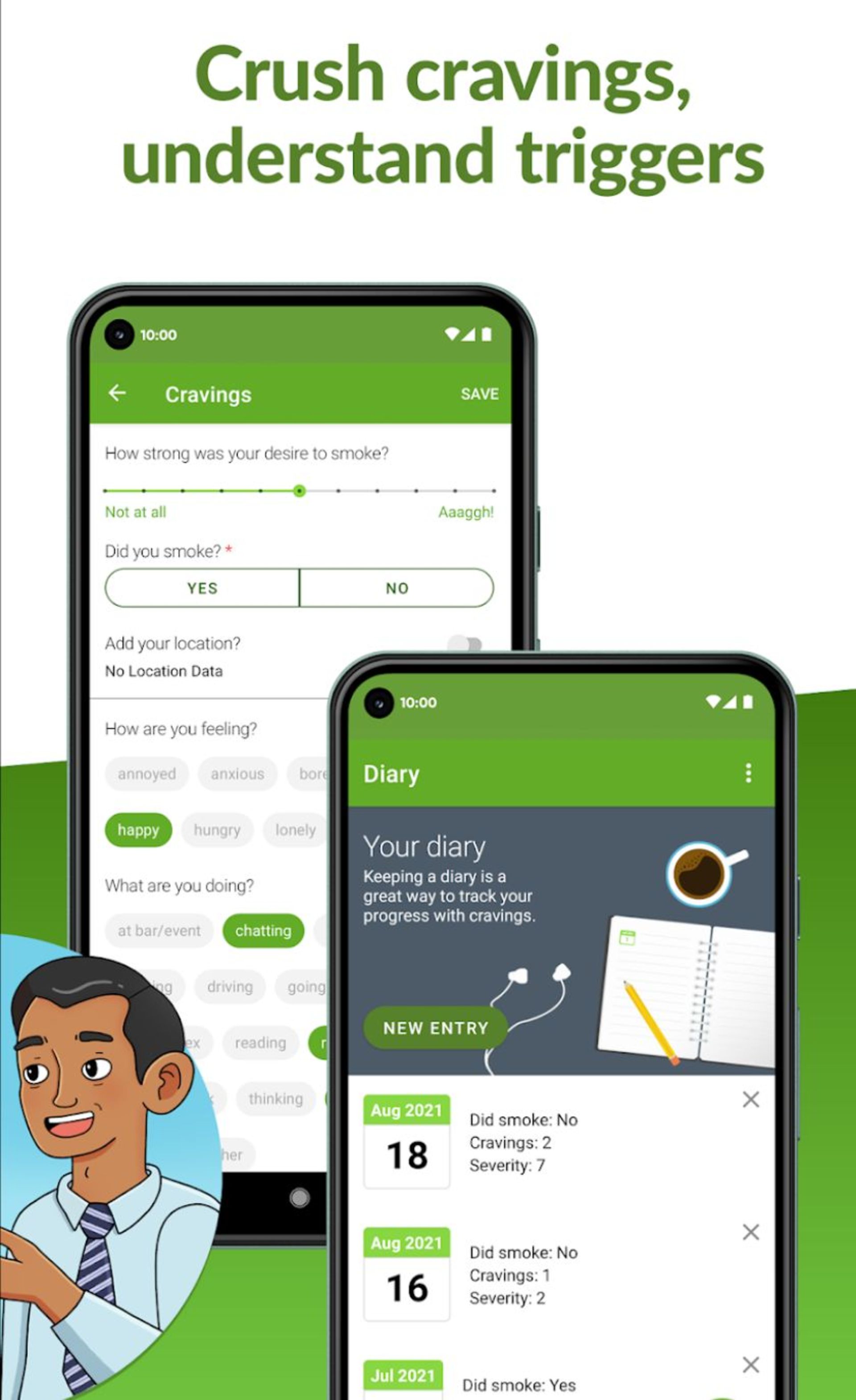 اپلیکیشن ترک سیگار SmokeFree