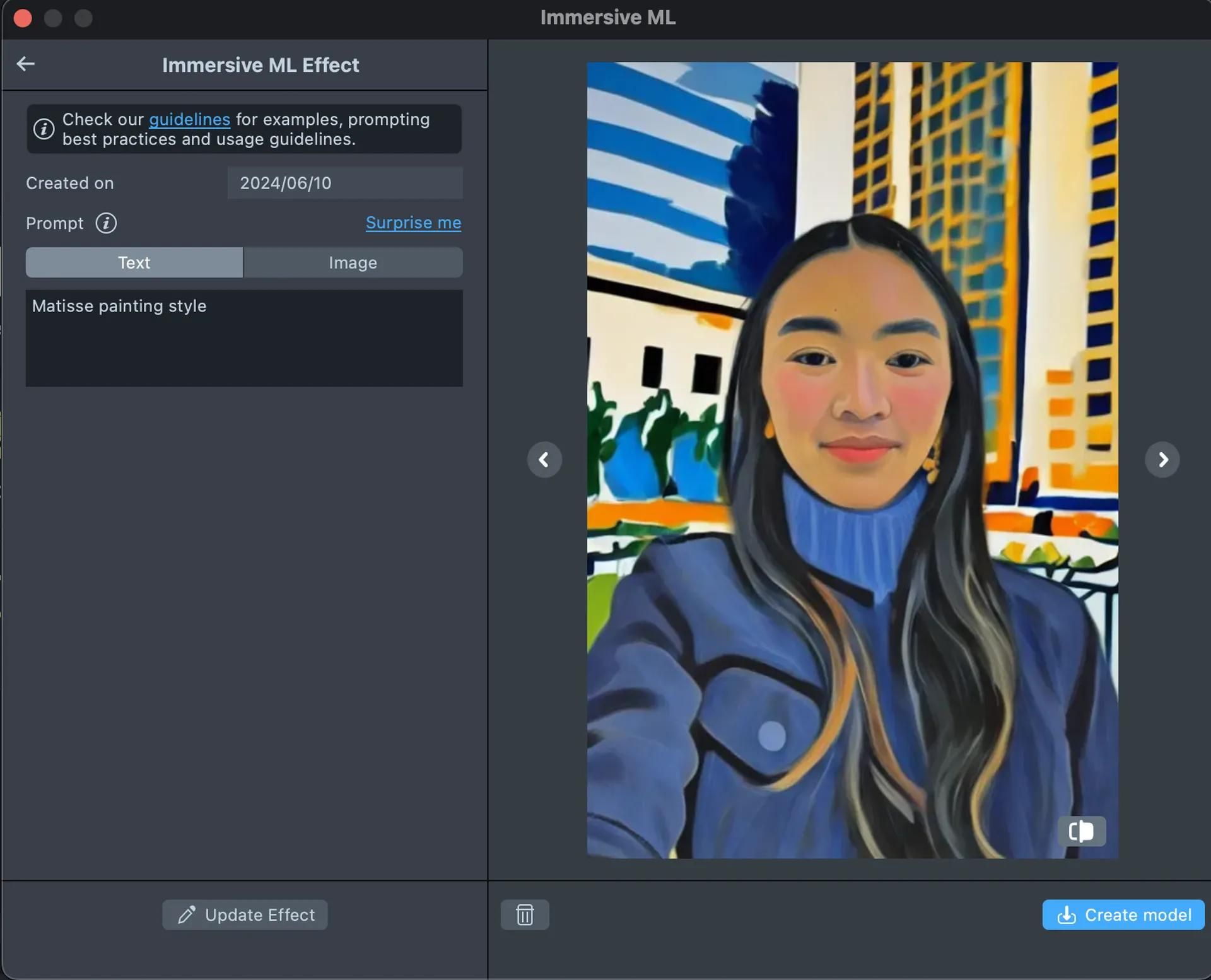 ابزارهای هوش مصنوعی ساخت لنز اسنپ چت