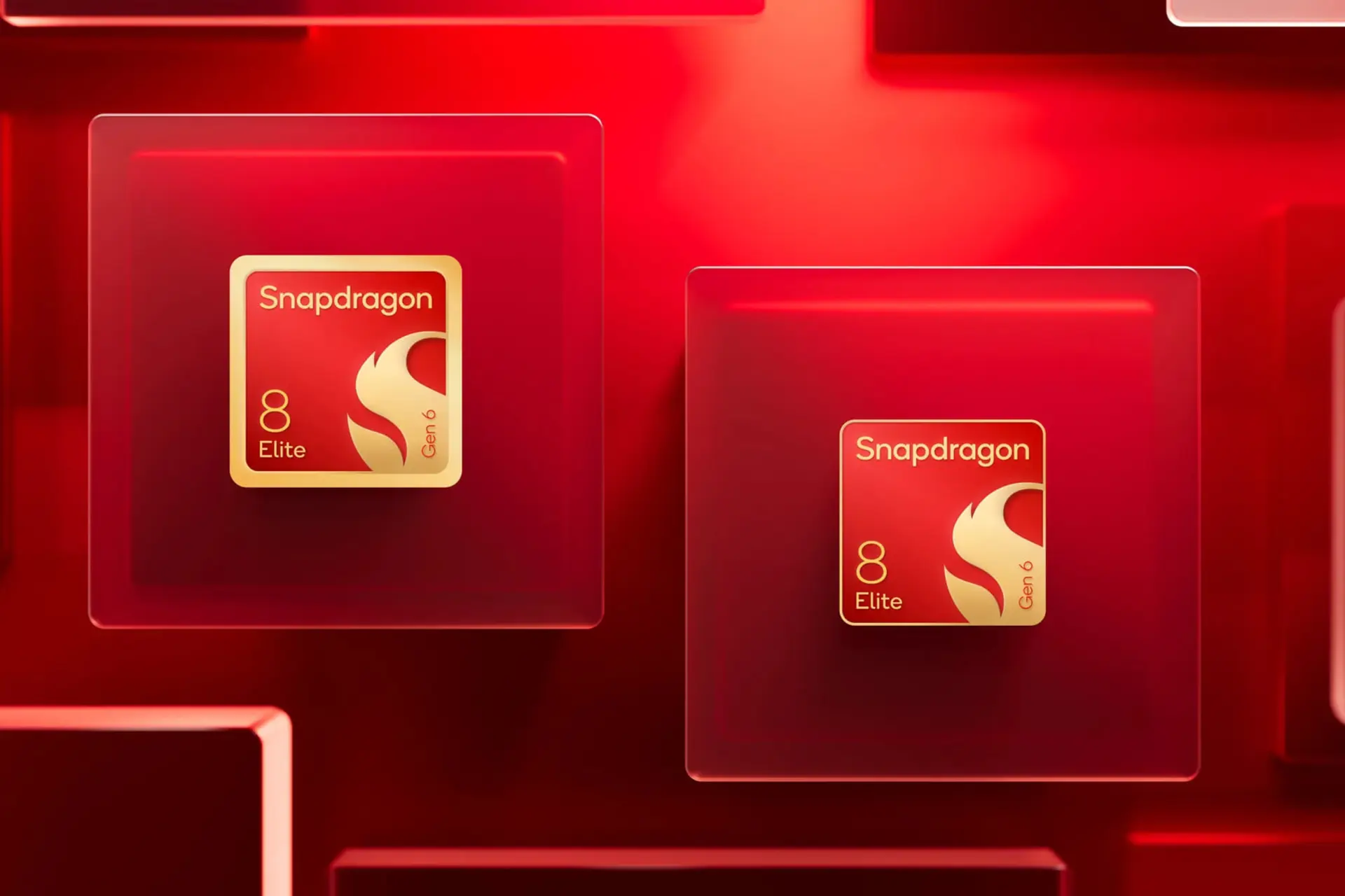 تراشه‌های اسنپدراگون 8 الیت (Snapdragon 8 Elite) نسل ۶ روی مکعب‌های قرمز