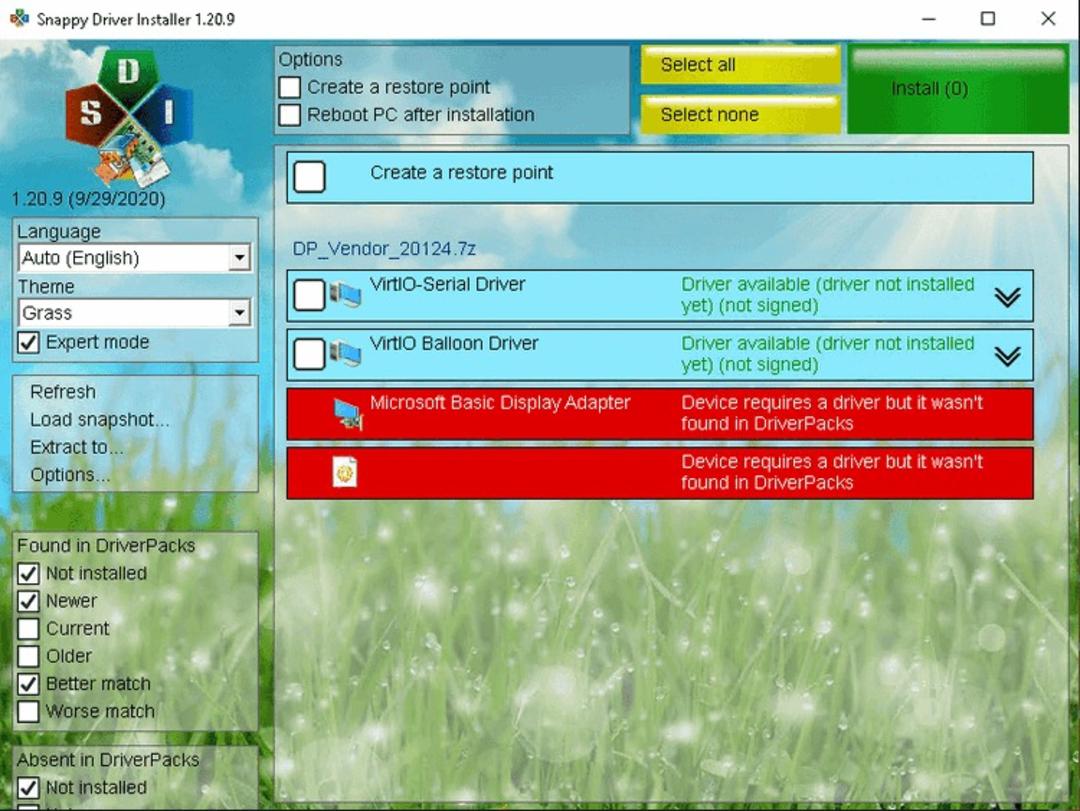 نرم افزار Snappy Driver Installer