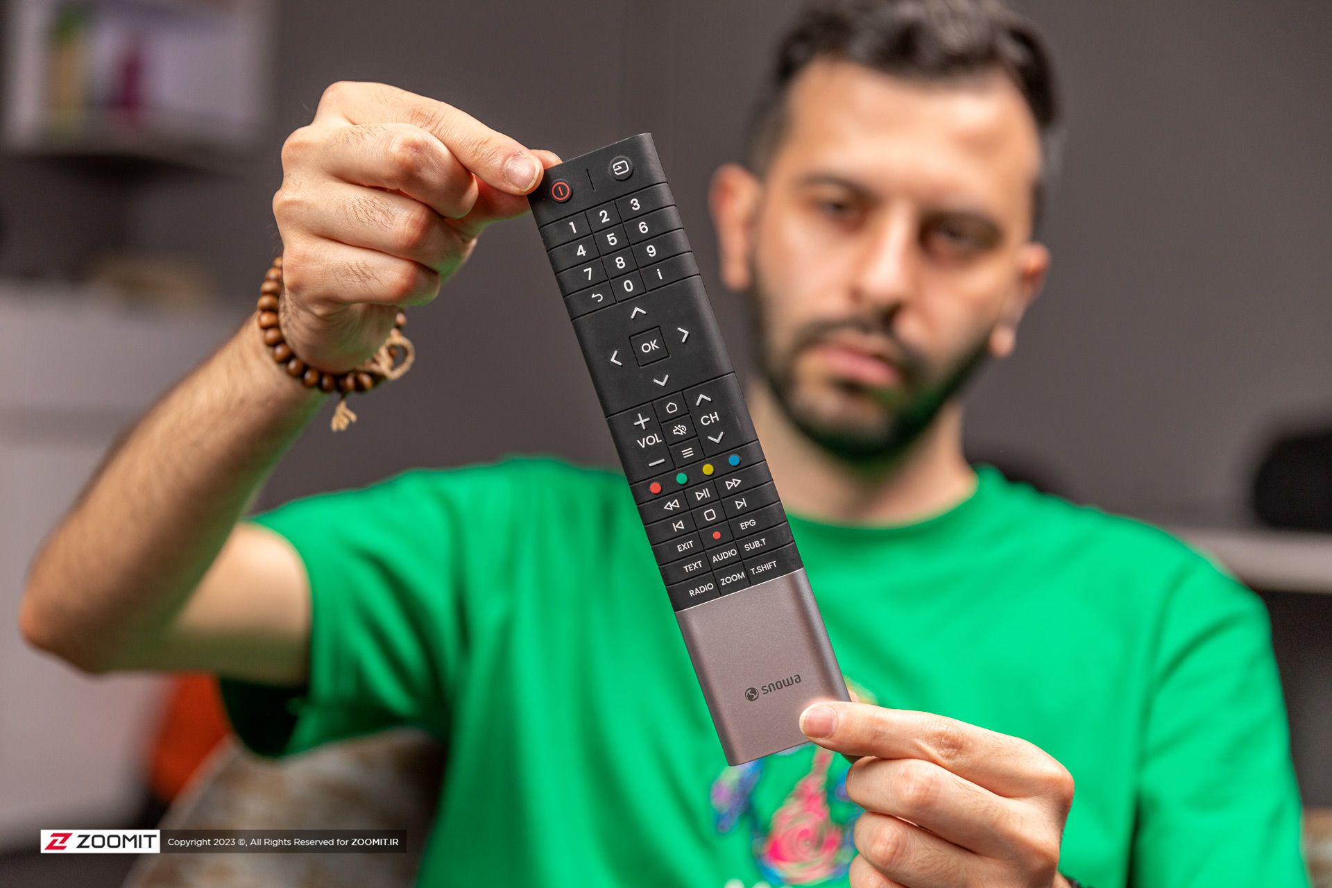 کنترل ساده تلویزیون ۵۵ اینچ SSD-55 اسنوا