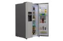 یخچال فریزر اسنوا Snowa S2Di-L310 رنگ خاکستری درب باز