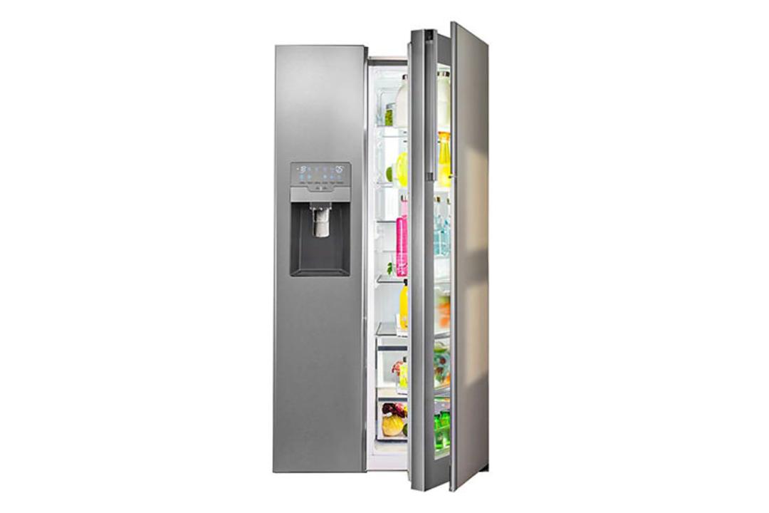 یخچال فریزر اسنوا Snowa S3Di-M200 نمای جلو و درب سوم باز