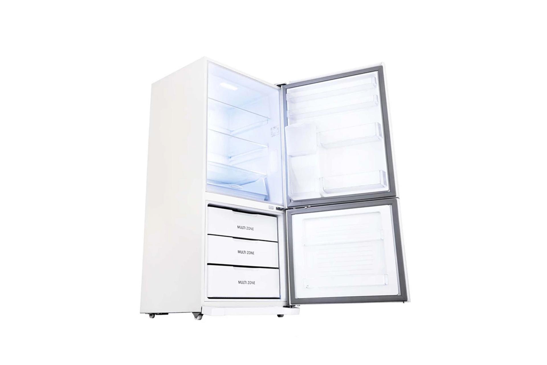 نمای داخل یخچال فریزر اسنوا SBDi-L301