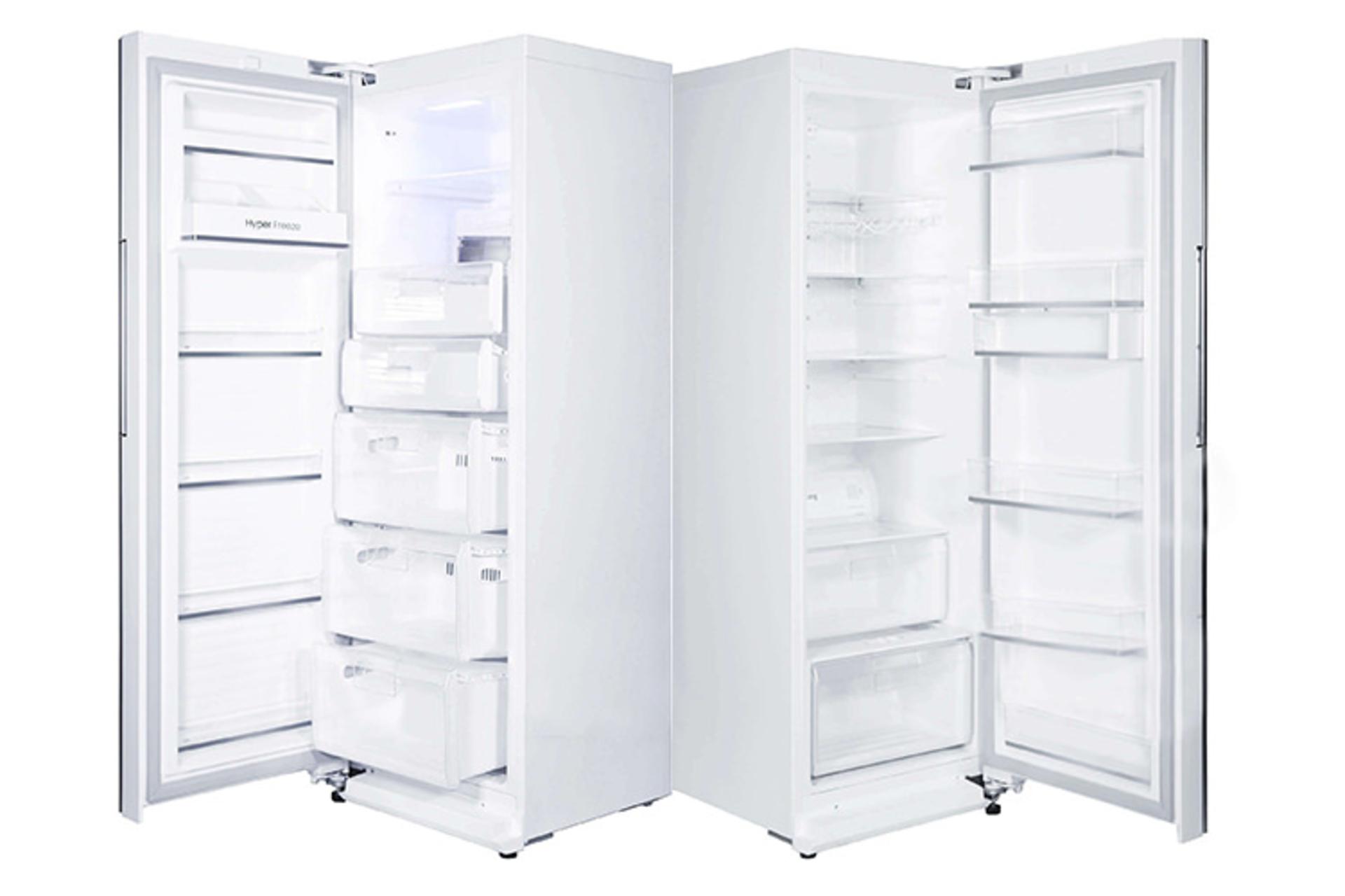 یخچال فریزر اسنوا Snowa SRDi SFDi M210 نمای داخل