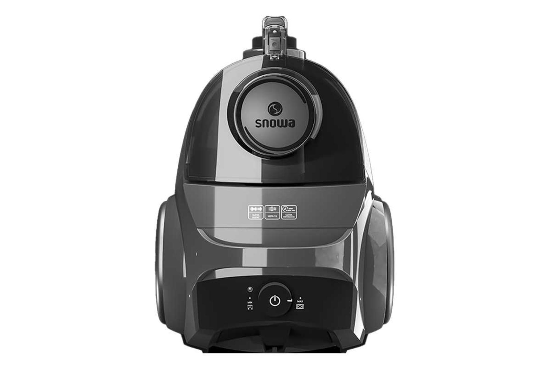 نمای جلوی جاروبرقی اسنوا SVC-RS21 رنگ خاکستری