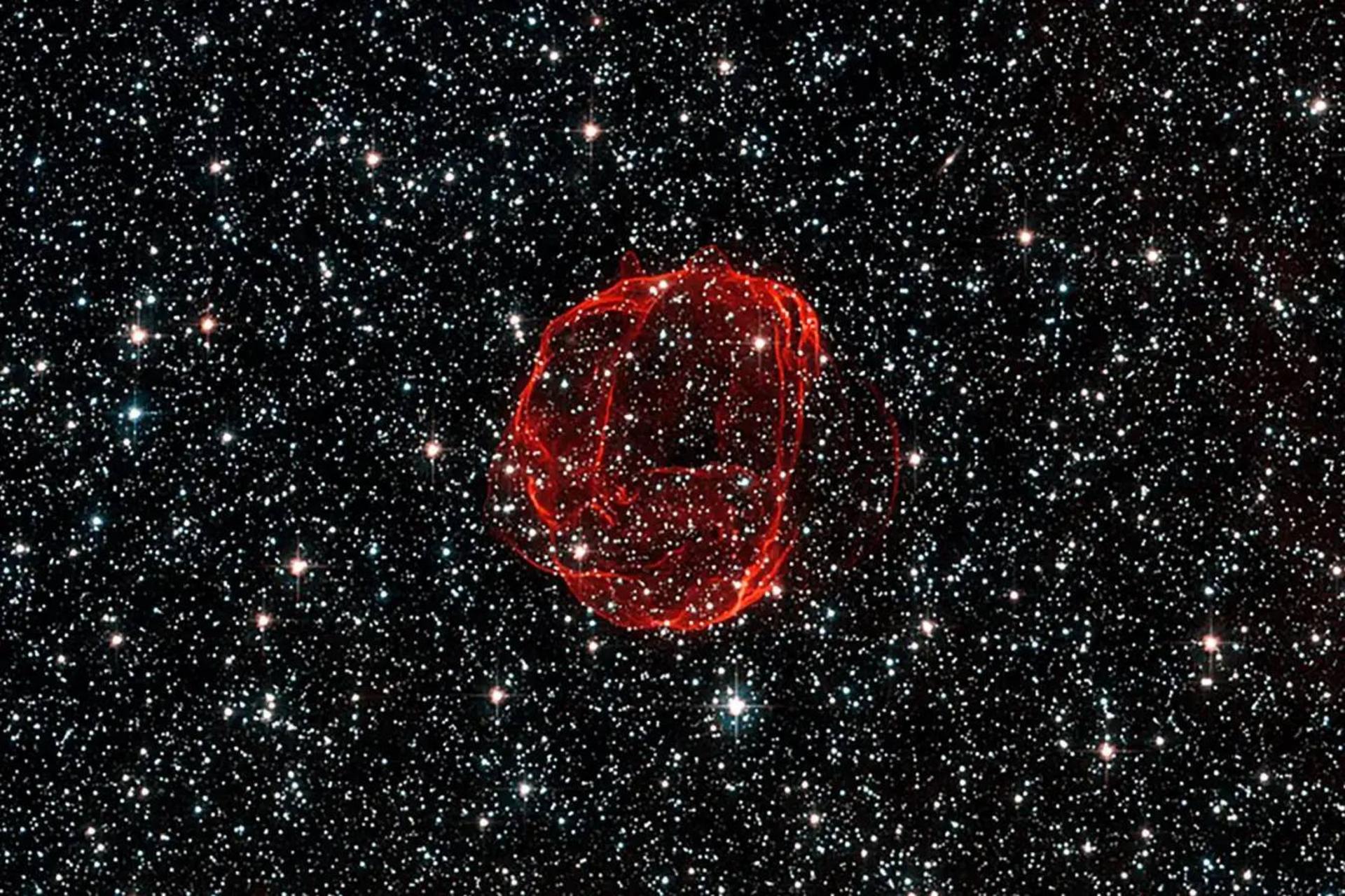 SNR 0519 بازمانده ابرنواختر منفجر شده