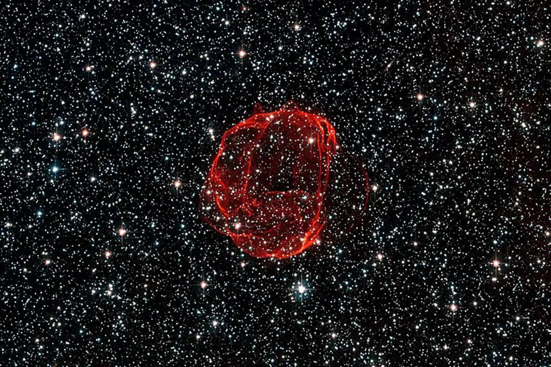 SNR 0519 بازمانده ابرنواختر منفجر شده