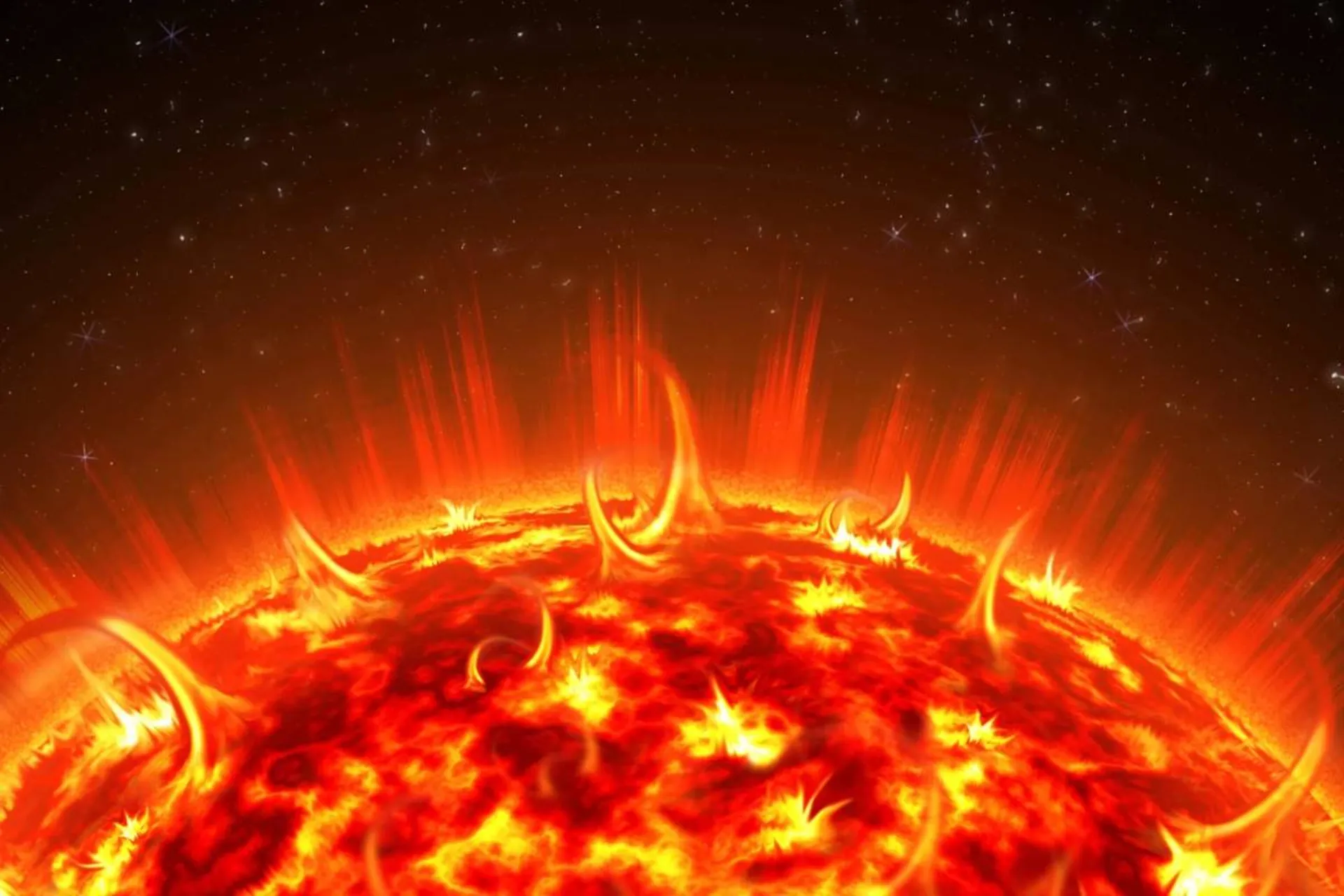 تصویرسازی از باران خورشیدی