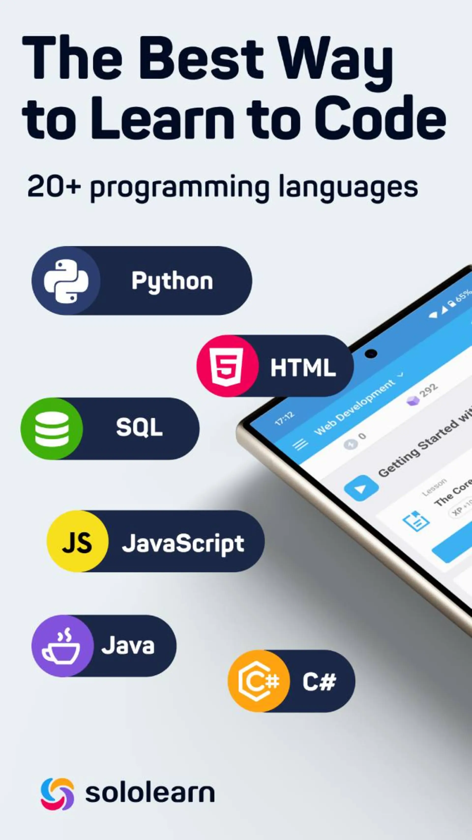 برنامه یادگیری برنامه نویسی SoloLearn