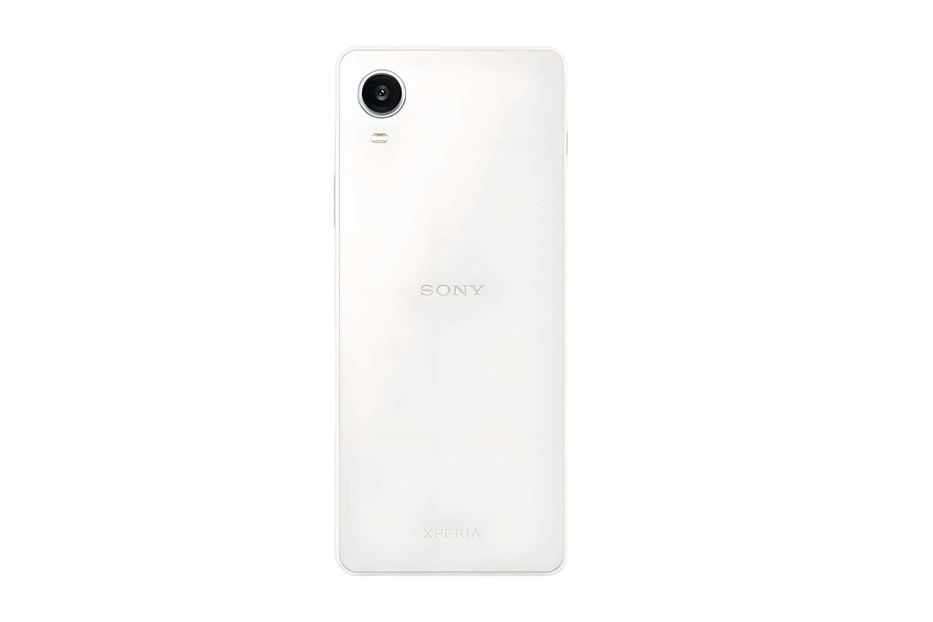 رندر غیررسمی فاش‌شده از پنل پشتی گوشی میان رده سونی اکسپریا Ace 4 رنگ سفید
