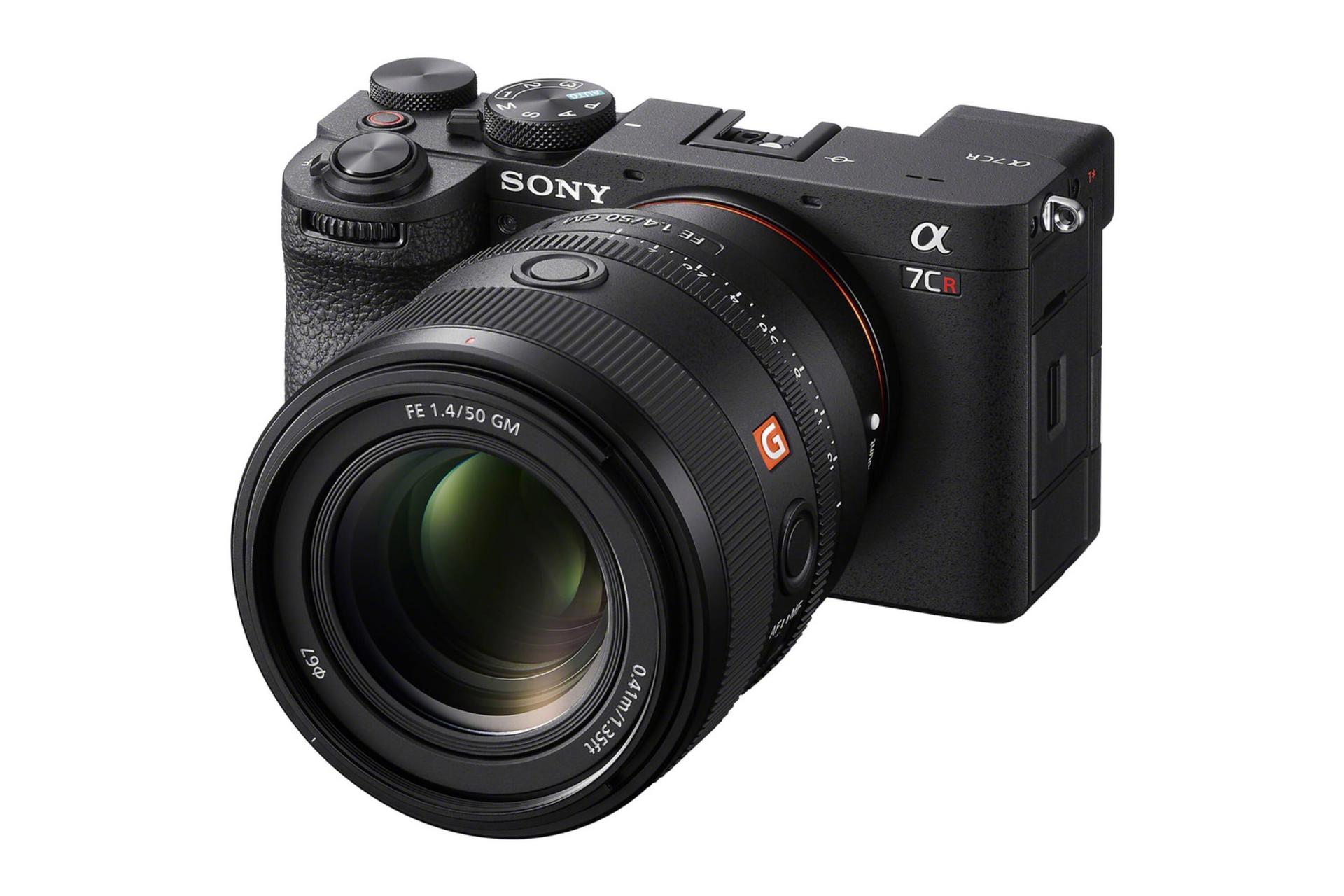 دوربین عکاسی سونی Sony a7CR نمای جلو به همراه لنز