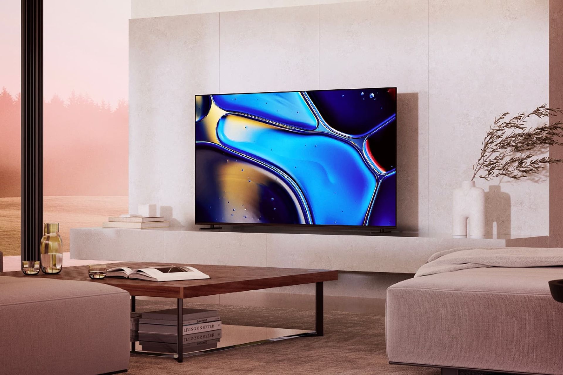 تلویزیون ۲۰۲۴ سونی Sony Bravia 2024 از نمای کناری