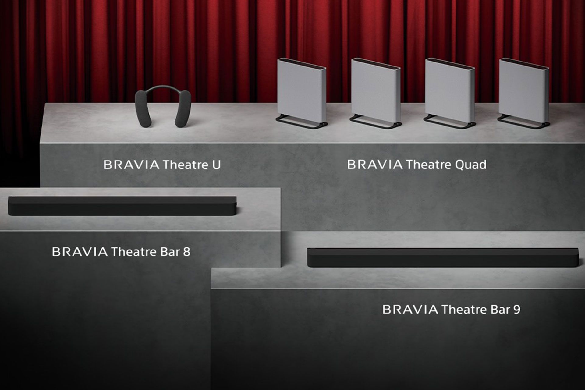 محصولات صوتی معرفی شده‌ی سونی براویا تئاتر