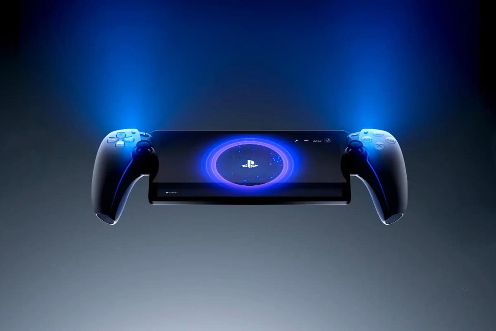کنسول پلی استیشن پورتال / PlayStation Portal سونی از نمای زیرین