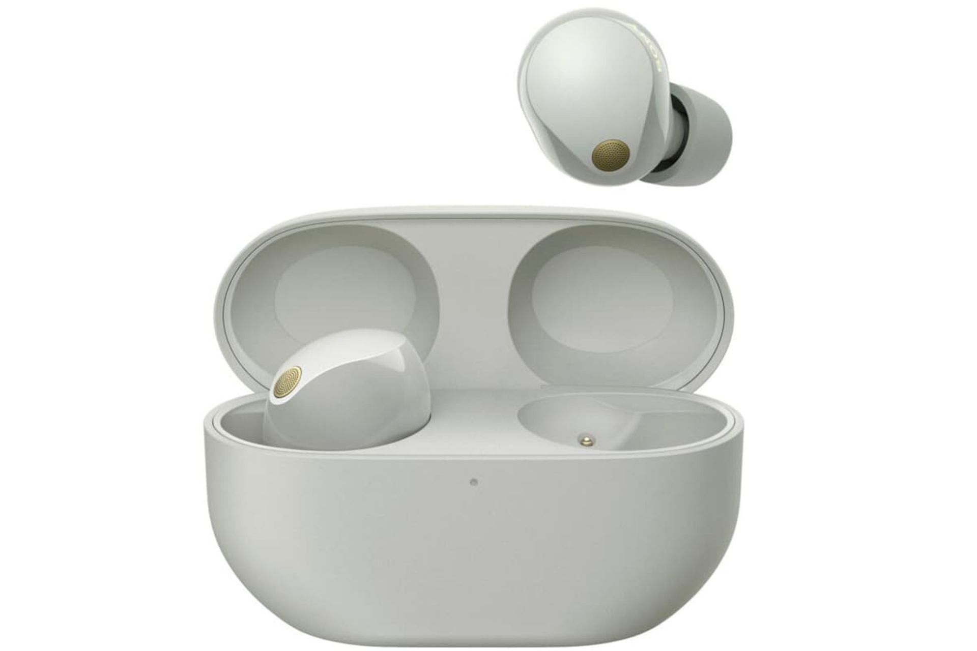 مدل سفید هدفون WF-1000XM5 سونی با کیس