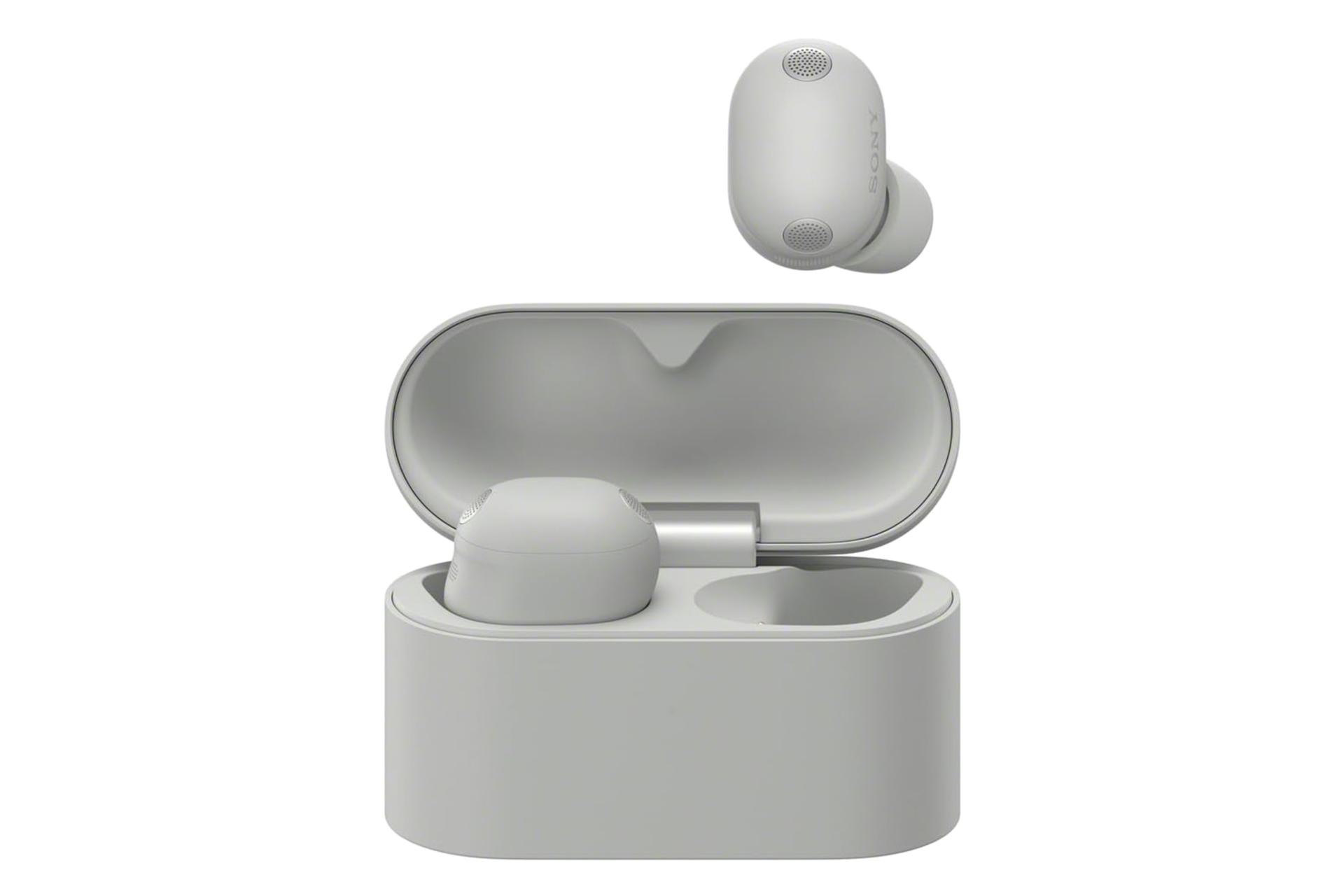 محفظه شارژ ایرباد بی سیم سونی Sony WF-1000XM6 نقره ای