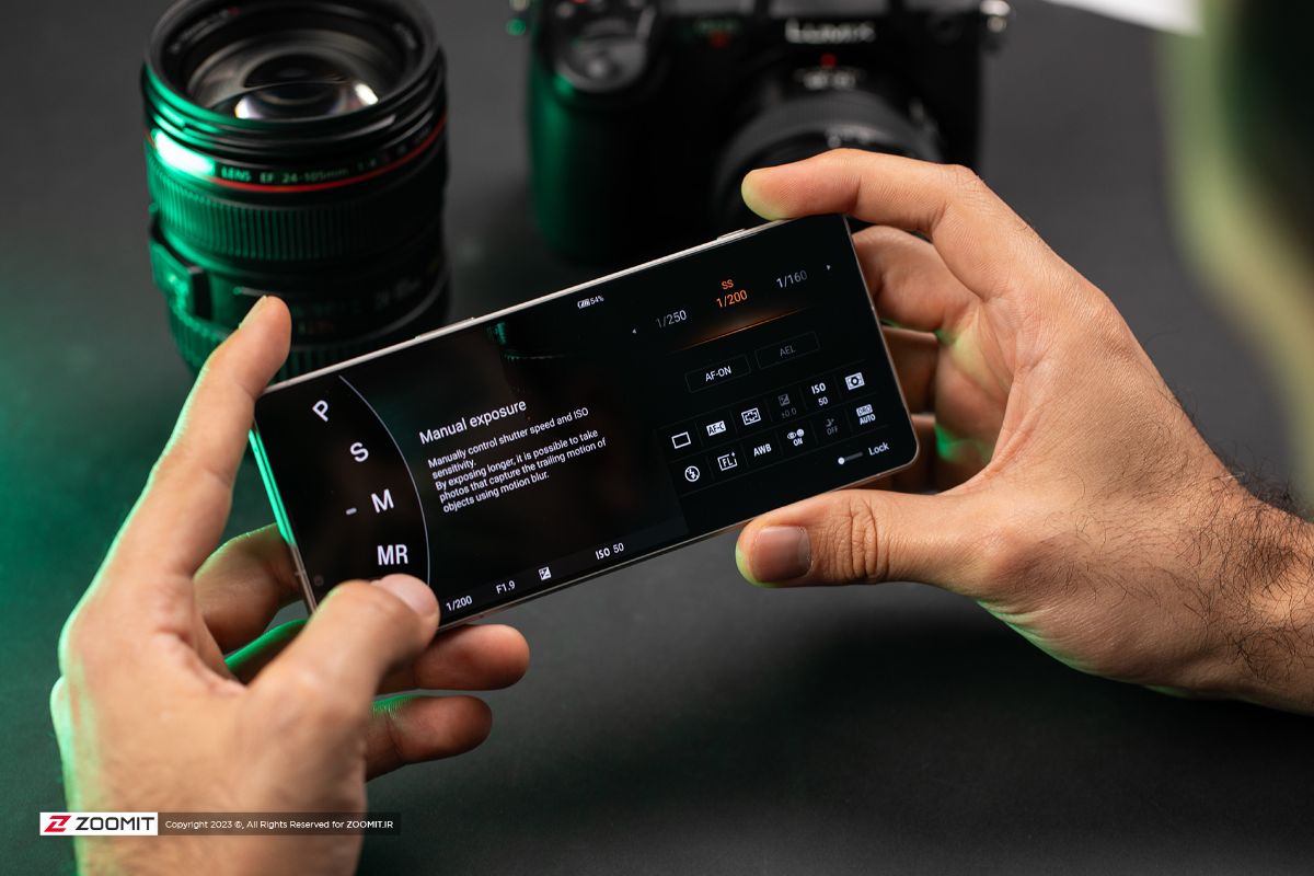 شاتر دستی نرم‌افزار دوربین اکسپریا ۱ مارک ۵ سونی - Sony Xperia 1 V