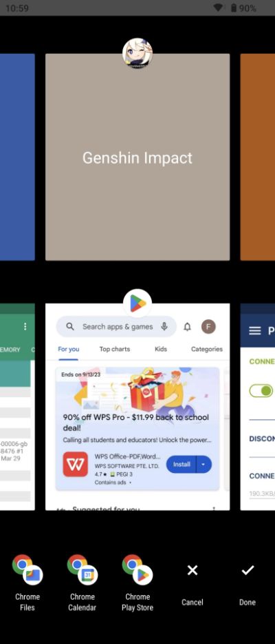 رابط کاربری Split-Screen در Xperia UI سونی