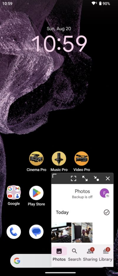 رابط کاربری Pop-up Window در Xperia UI سونی