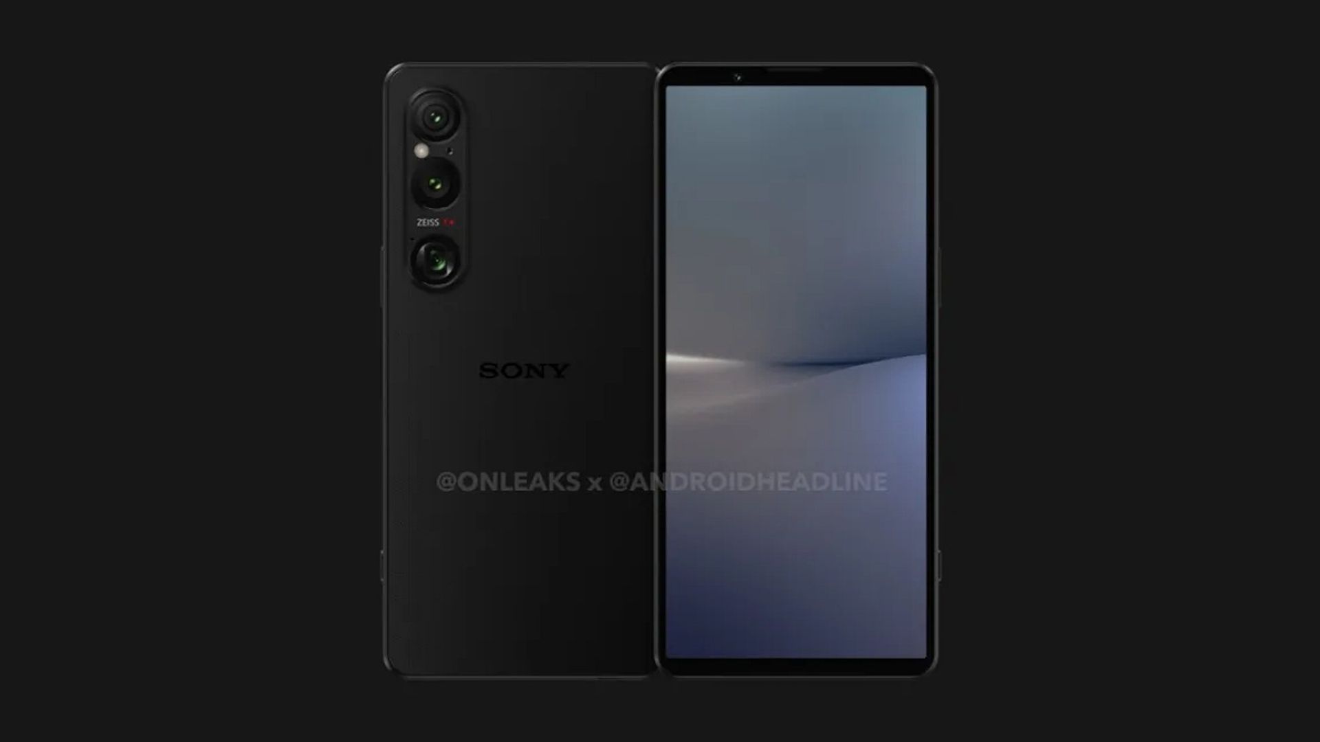گوشی Xperia 1 VI به‌صورت ایستاده