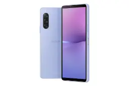 پنل جلو و پشت گوشی موبایل اکسپریا 10 مارک 5 سونی بنفش / Sony Xperia 10 V