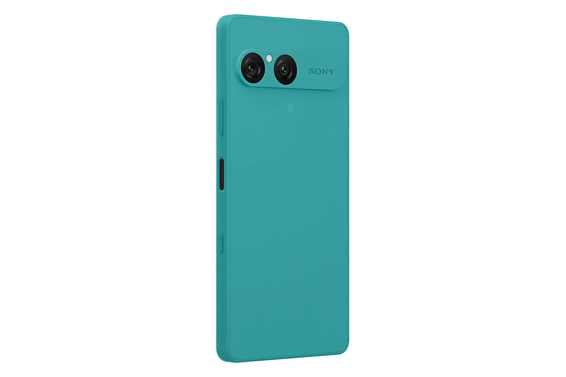 سمت چپ پنل پشت گوشی موبایل اکسپریا 10 مارک 7 سونی فیروزه ای / Sony Xperia 10 VII