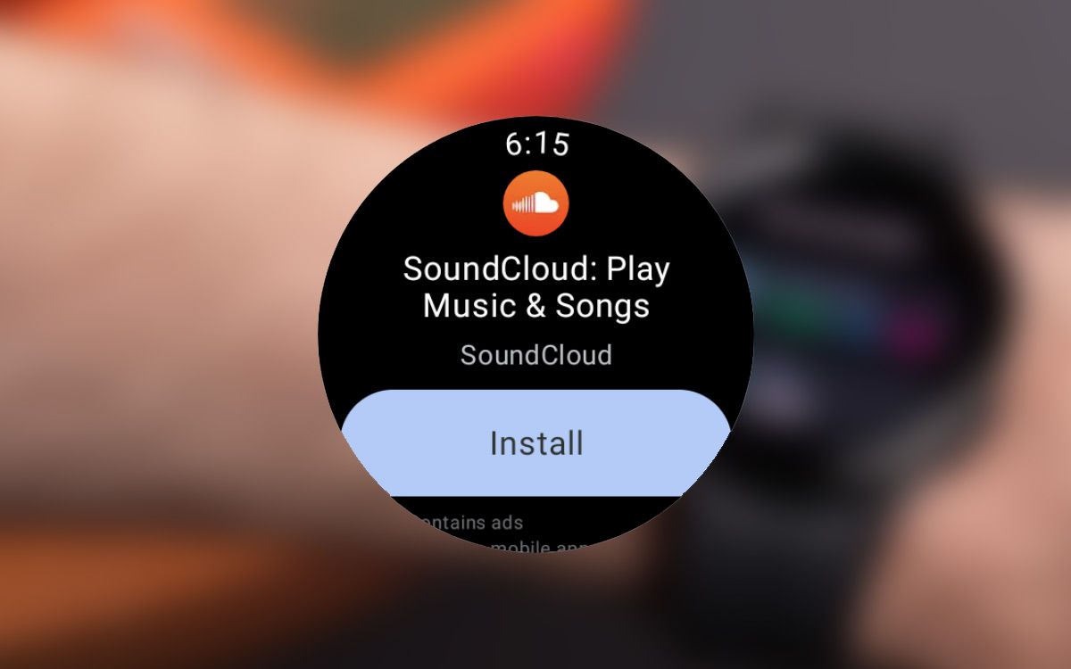The most useful app for Galaxy Watch - Soundcloud