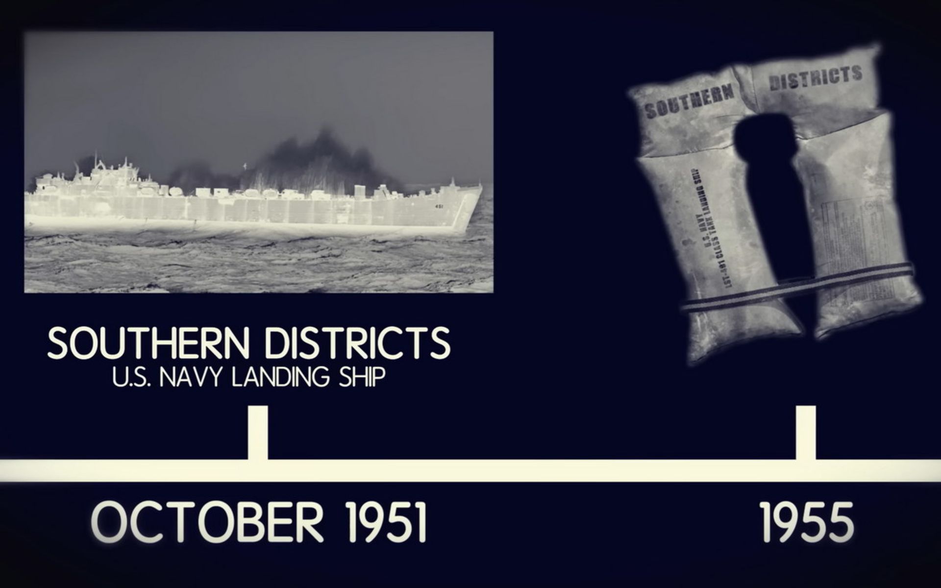 کشتی Southern Districts و حلقه‌ی نجات رنگ‌پریده