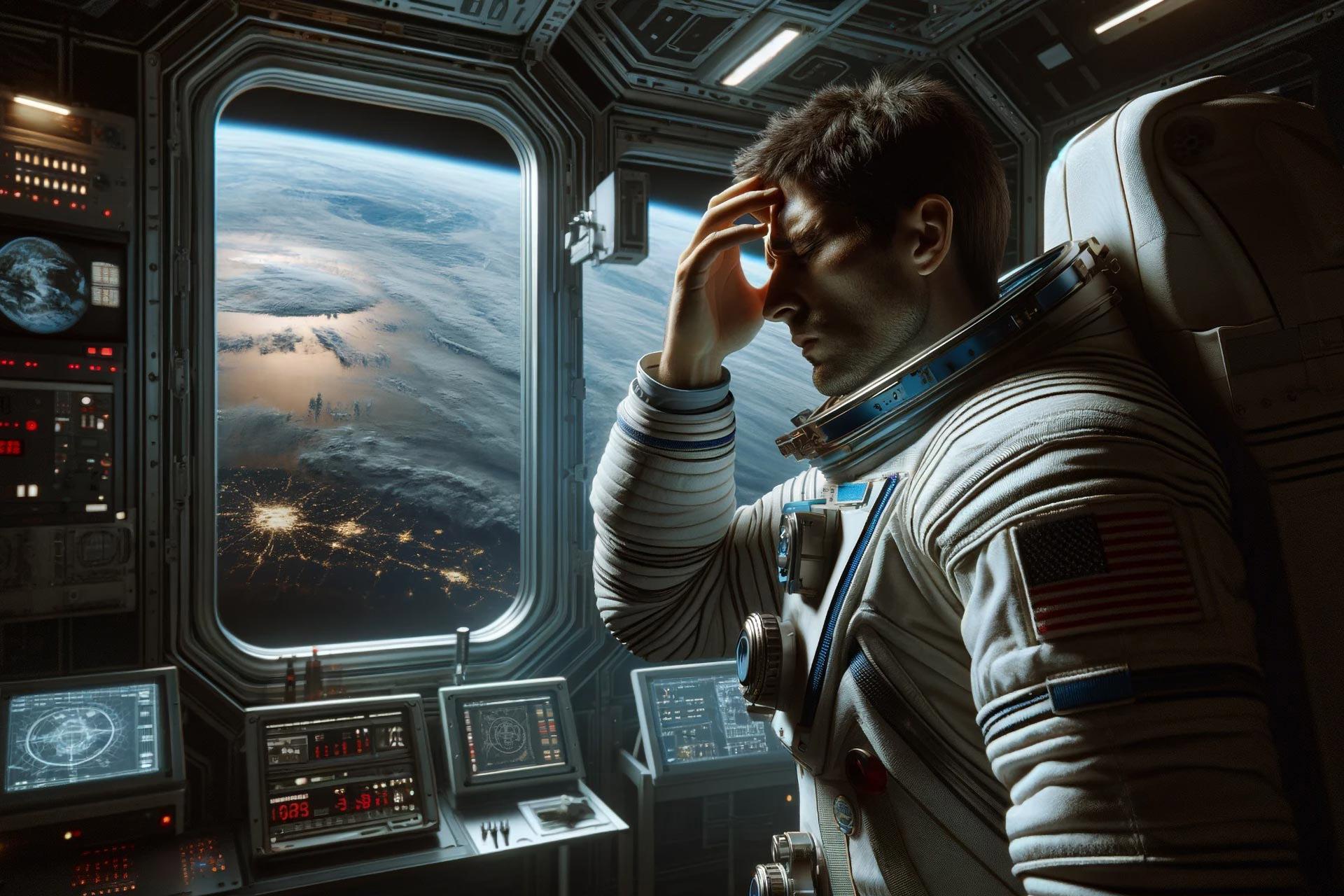 دردسر حضور در فضا؛ اغلب فضانوردان از سردرد فضایی رنج می‌برند