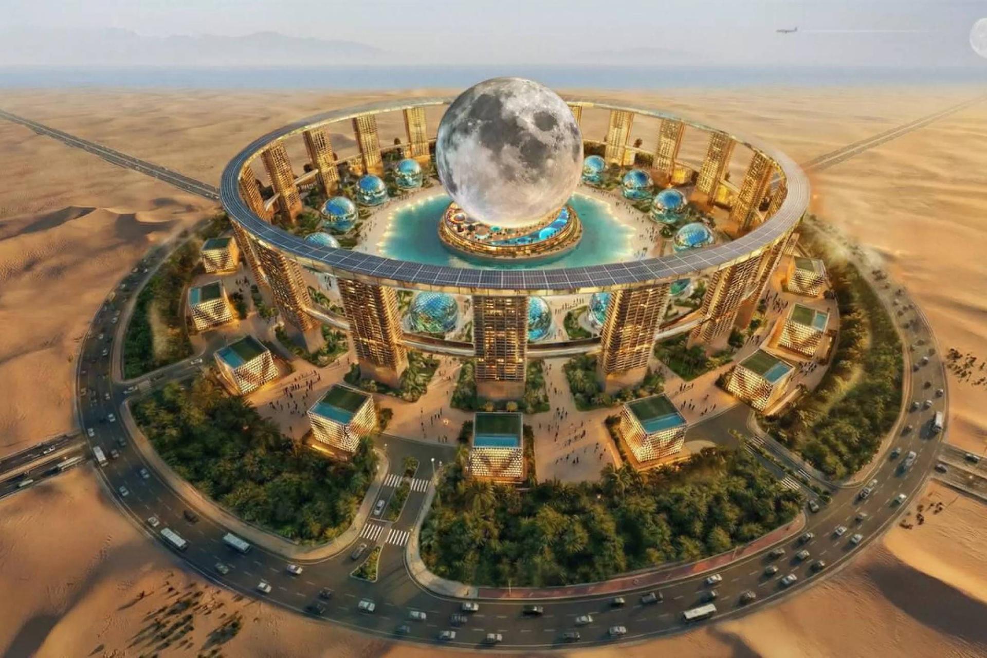 طرحی از بزرگ‌ترین ساختمان کروی جهان