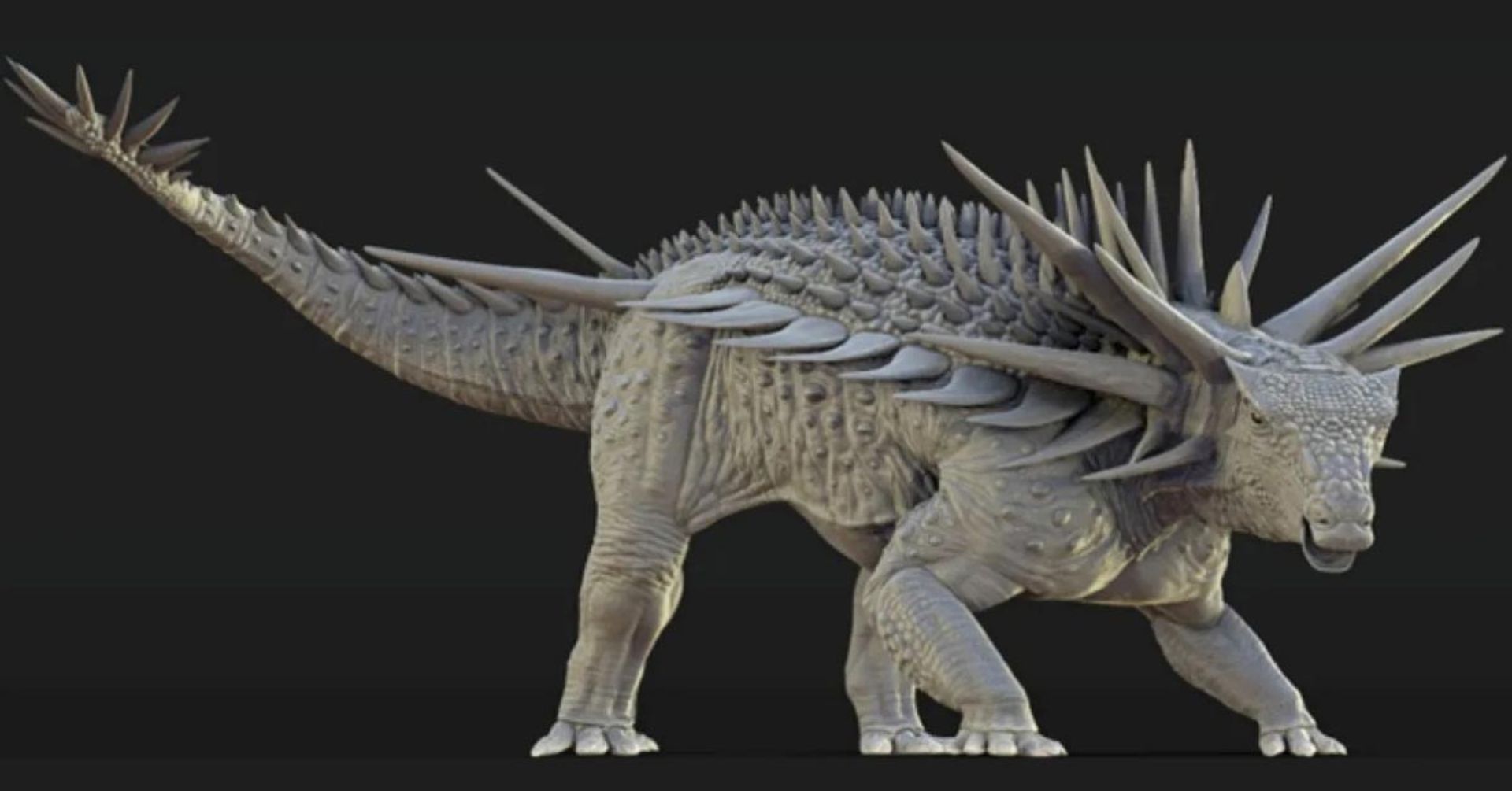 تصویرسازی از دایناسور زره‌پوش اسپیکوملوس