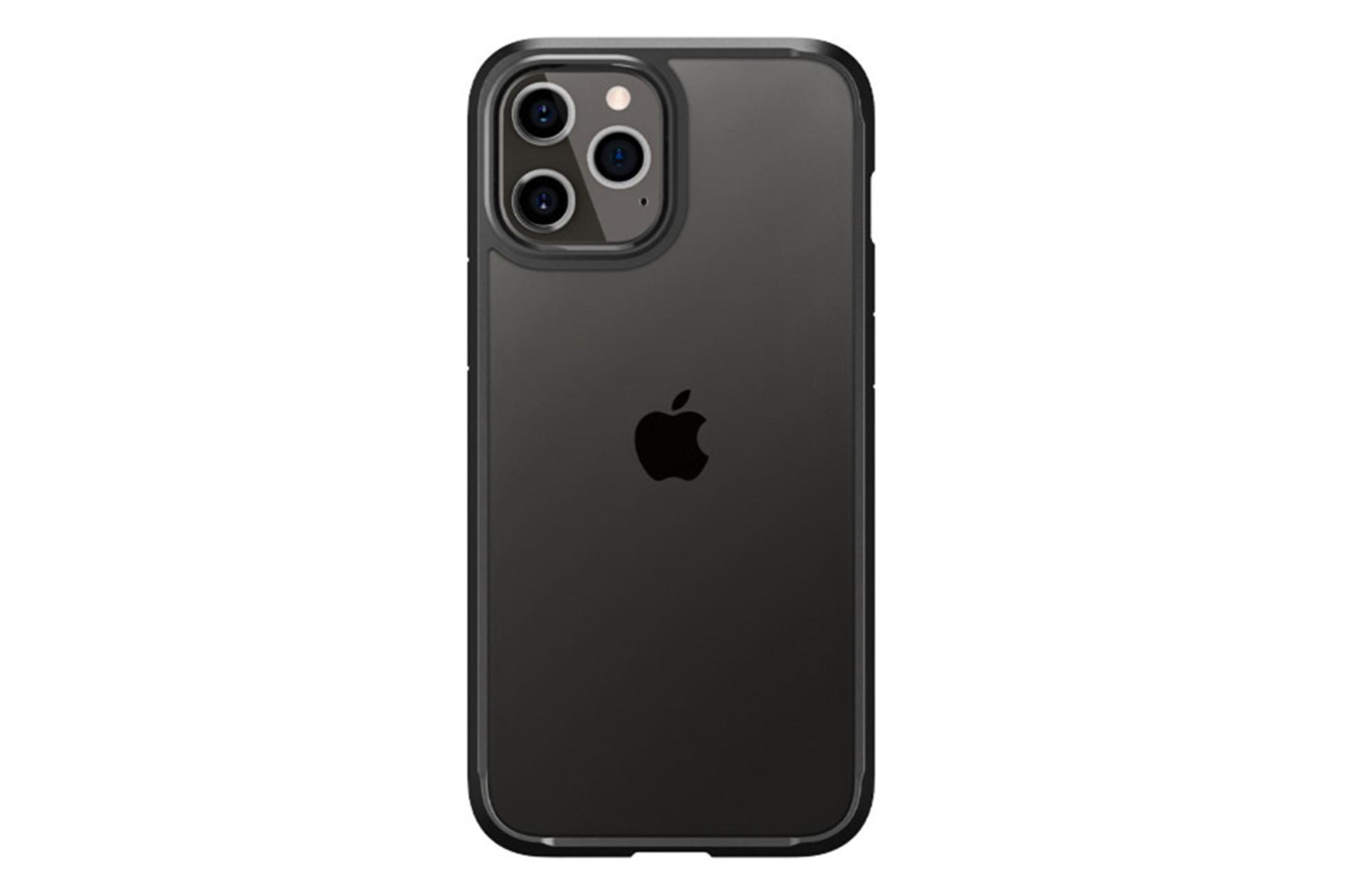 قاب گوشی اسپیگن Spigen Crystal Hybrid Apple iPhone 12 Pro نمای پشت
