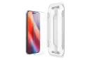 نمای کنار محافظ صفحه نمایش گوشی اسپیگن مدل Glas.tR EZ Fit HD مناسب اپل iPhone 16 Pro