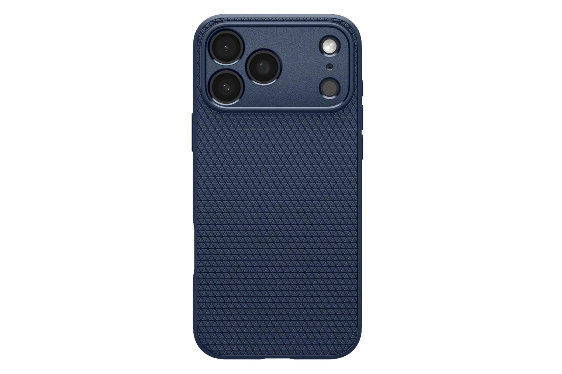 قاب گوشی اسپیگن مدل Liquid Air مناسب اپل iPhone 17 Pro Max رنگ آبی